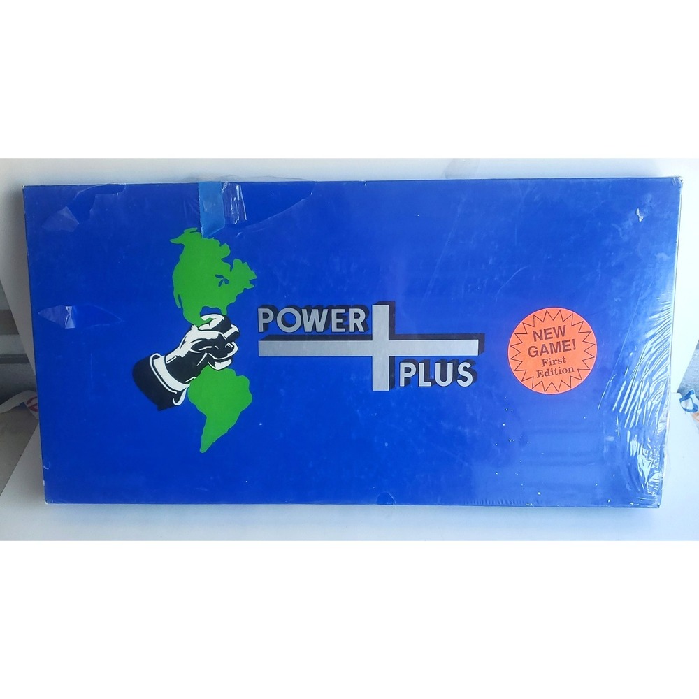 Power Plus Board Game Vintage 1990s Strategy War Game Power Game Company Rare